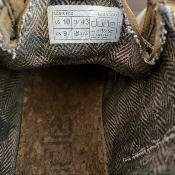 Hey Dude! Boris Eco Men's Brown & Gray Ankle Boots Size 10 - Picture 7 of 8